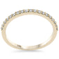 .23ct G SI 14K Yellow Gold Diamond Stackable Ladies Band Size 6.5