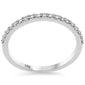 .19ct G SI 14K White Gold Diamond Stackable Ladies Band Size 6.5