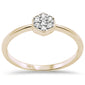 .1ct G SI 14K Yellow Gold Diamond Hexagon Shape Ladies Ring Size 6.5