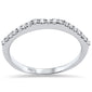 .2ct G SI 14K White Gold Diamond Stackable Band Ring Size 6.5