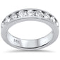 <span>DIAMOND CLOSEOUT! </span>1.11ct G SI 14K White Gold Diamond Wedding Band Ring Size 6.5