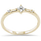 .09ct G SI 14K Yellow Gold Diamond Ladies Band Ring Size 6.5
