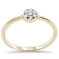 .10ct G SI 14K Yellow Gold Diamond Round Shape Ladies Ring Size 6.5