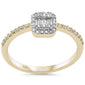 .25ct G SI 14K White Gold  Diamond Round & Baguette Ladies Ring Size 6.5