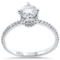 <span>DIAMOND CLOSEOUT! </span>1.04ct G SI 14K White Gold Round Diamond Engagement Ring Size 6.5