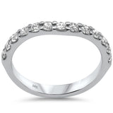 .51ct G SI 14K White Gold Diamond Stackable Ring Band