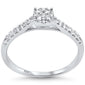 .25ct G SI 10K White Gold Diamond Engagement Ring Size 6.5