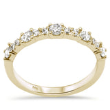 .54ct G SI 14K Yellow Gold Diamond Ring Band Size 6.5