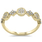 .24ct G SI 14K Yellow Gold Diamond Multi Shaped Band Ring Size 6.5