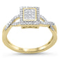 .25ct G SI 10K Yellow Gold Diamond Engagement Ring Size 6.5