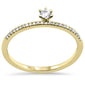 .17ct G SI 14K Yellow Gold Diamond Band Ring Size 6.5