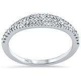 <span style="color:purple">SPECIAL!</span> .25ct G SI 14K White Gold Diamond Anniversary Band Ring Size 6.5