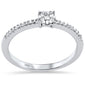 .17ct G SI 14K White Gold Diamond Engagement Ring Size 6.5