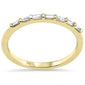.18ct G SI 14K Yellow Gold Diamond Baguette Band Ring Size 6.5