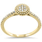 .16ct G SI 14K Yellow Gold Diamond Round Engagement Ring Size 6.5