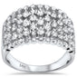 <span style="color:purple">SPECIAL!</span> 1.57ct G SI 14K White Gold Diamond Round Band Ring Size 6.5