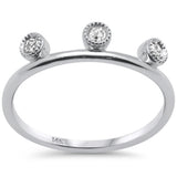.13ct G SI 14K White Gold Diamond Band Ring Size 6.5