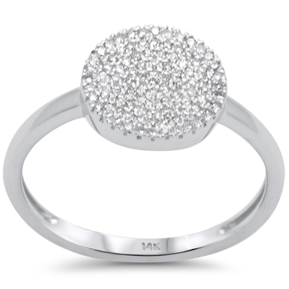 .23ct G SI 14K White Gold Diamond Band Ring Size 6.6