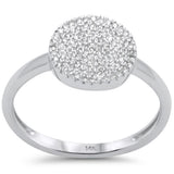 .23ct G SI 14K White Gold Diamond Band Ring Size 6.6