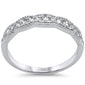 <span style="color:purple">SPECIAL!</span> .32ct G SI 14K White Gold Diamond Milgrain Band Ring Size 6.5