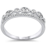 .33ct G SI 14K White Gold Diamond Band Ring Size 6.5
