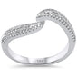 <span style="color:purple">SPECIAL!</span> .25ct G SI 14K White Gold Diamond Wrap Arround Band Ring Size 6.5