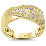 <span style="color:purple">SPECIAL!</span> .50ct G SI 14K Yellow Gold Diamond Band Ring Size 6.5