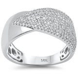 .50ct G SI 14K White Gold Diamond Band Ring Size 6.5