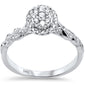 <span style="color:purple">SPECIAL!</span>.26ct G SI 14K White Gold Diamond Round Shape Engagement Ring Size 6.5