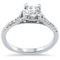 <span style="color:purple">SPECIAL!</span>.67ct G SI 14K White Gold Round Diamond Engagement Ring Size 6.5