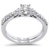 .38ct G SI 14K White Gold Diamond Engagement Ring Size 6.5