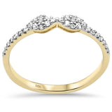 .16ct G SI 14K Yellow Gold Diamond Ring Band Size 6.5