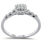 .13ct G SI 14K White Gold Diamond Engagement Ring Size 6.5