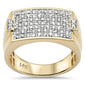 <span style="color:purple">SPECIAL!</span> .99ct G SI 14K Yellow Gold Diamond Men's Band Ring Size 10