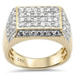 <span style="color:purple">SPECIAL!</span> 2.07ct G SI 14K Yellow Gold Diamond Men's Band Ring Size 10