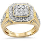 <span style="color:purple">SPECIAL!</span> .72ct G SI 14K Yellow Gold Diamond Men's Band Ring Size 10