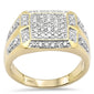 <span style="color:purple">SPECIAL!</span> .97ct G SI 14K Yellow Gold Diamond Men's Band Ring Size 10