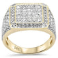 <span style="color:purple">SPECIAL!</span> 2.00ct G SI 14K Yellow Gold Diamond Men's Band Ring Size 10