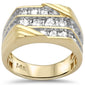 <span style="color:purple">SPECIAL!</span> 2.03ct G SI 14K Yellow Gold Diamond Men's Band Ring Size 10