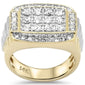 <span style="color:purple">SPECIAL!</span> 2.00ct G SI 14K Two Tone Gold Diamond Mens Band Ring Size 10