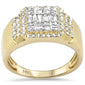 <span style="color:purple">SPECIAL!</span>1.01ct G SI 14K Yellow Gold Diamond Mens Band Ring Size 10