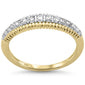 <span style="color:purple">SPECIAL!</span>.24ct G SI 14K Yellow Gold Diamond Band Ring Size 6.5
