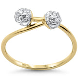 <span style="color:purple">SPECIAL!</span>.50ct G SI 14K Yellow Gold Diamond Band Ring Size 6.5