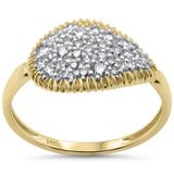 .38ct G SI 14K Yellow Gold Diamond Womens Band Ring Size 6.5