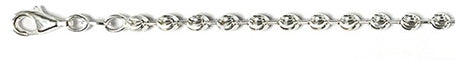<span>CLOSEOUT 20% OFF! </span>300-3MM Moon Cut Chain Made in Italy Available in 7"-30" inches NEW