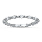 Cute Cz Eternity Band .925 Sterling Silver Ring Sizes 4-10