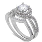 1CT CZ HIGH END FASHION .925 Sterling Silver Ring SIZES 5-10