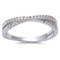 New Style Cz Infinity .925 Sterling Silver Ring Sizes 6-9
