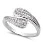 New Micro Pave Cz .925 Sterling Silver Ring Sizes 5-9