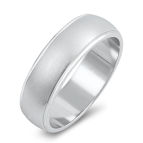 Men's Plain Shiny Ring - Silver | Konga Online Shopping